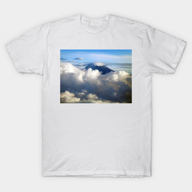 Clouds at Mount Kilimanjaro, Tanzania T-Shirt by holgermader